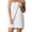 White, variant on Cotton Waffle Towel Wrap for Women for bulk Spa Bath Wraps with Elastic Velcro, Comfy Women's Short Adult for Hot Tub Shower Sauna,White - M