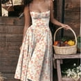 thumbnail image 5 of Vestido Midi plisado sin mangas con espalda descubierta para mujer, traje Sexy liso con tirantes, ropa de noche para fiesta de verano, 2024, 5 of 5