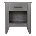 thumbnail image 3 of Glory Furniture Lennox 1 Drawer Nightstand in Gray, 3 of 6