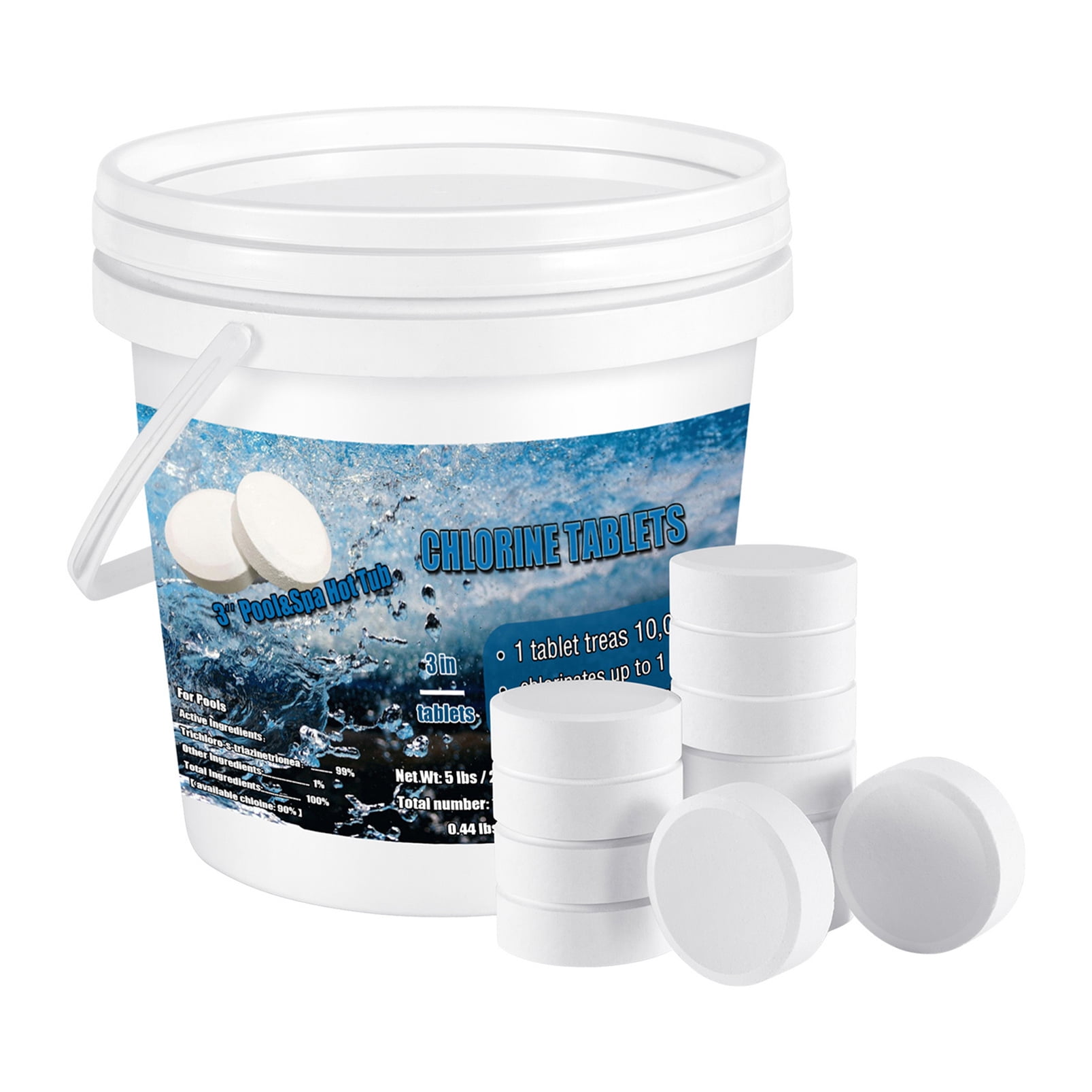 3inch Chlorine Tablets Pool Chlorine Tablets,90 Available Chlorine