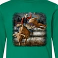 thumbnail image 4 of Inktastic Bull Riding Long Sleeve Youth T-Shirt, 4 of 5