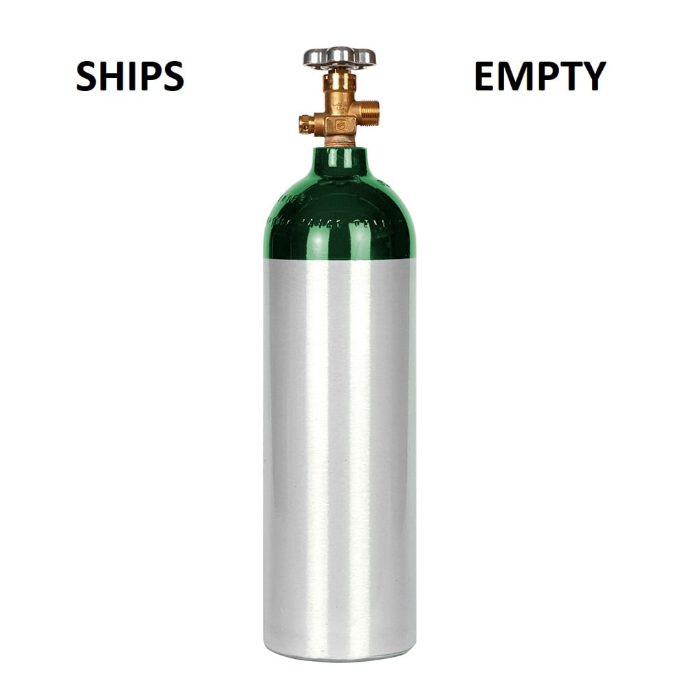 New 22 cuft Aluminum Oxygen Cylinder Ships Empty