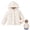 1-Light Yellow, variant on Baby Toddler Fuzzy Fleece Hooded Jacket Snap Front Warm Plush Layering Outer Coat Light Yellow,9-12 Months