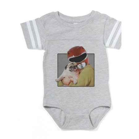 

CafePress - Power Rangers Red Ranger Cu - Cute Infant Baby Football Bodysuit