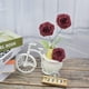 thumbnail image 4 of 25 flores de burbujas de rosa de simulación - rojo Ofspeizc LRWJ729-2, 4 of 6