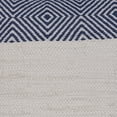 thumbnail image 6 of Ox Bay Blue Geometric White Striped Throw Pillow, 18" Square, Count per Pack 1, 6 of 6