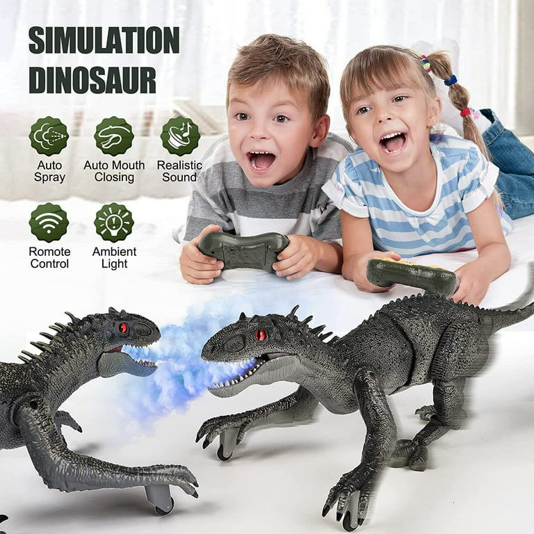 Dinosaure télécommandé (Indominus Rex) avec télécommande