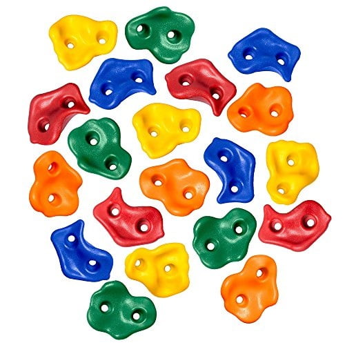 Barcaloo 20 Rock Climbing Wall Hand Holds for Kids for Outdoor