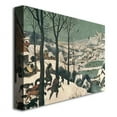thumbnail image 2 of Trademark Fine Art Pieter Bruegel Hunters in the Snow - 1565 Canvas Wall Art - 24x32, 2 of 2