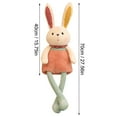thumbnail image 3 of Jindong Cute Plush Pull Rabbit Bear Doll Toy Cartoon Curtain Buckle Decoration Doll Zodiac Gift, 3 of 4