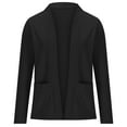 thumbnail image 4 of YYDGH Blazers for Women Business Casual Long Sleeve Open Front Blazer Work Blazers for Office Casual Fall Cardigan Blazer S, 4 of 6