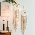 thumbnail image 2 of FNNMNNR Handmade Woven Macrame Wall Hanging Tapestry Backdrop Wall Home Living Room Home Decor Art, 2 of 6