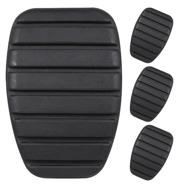 4 Uds. Almohadilla de Pedal de freno, almohadilla de Pedal de embrague de freno de goma antideslizante, cubiertas de Pedal de repuesto, accesorios manuales para coche