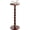 Dark brown, variant on Finew Solid Wood Drink Table, Rubber Wood Small Round Side Table for Small Spaces, Martini Tables, Pedestal End Tables for Living Room, Bedroom, Corners, and Office (Brown, 9.4 inch)