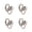 Silver, variant on Soft 8 Design Earring Holders For Heavy Jewelry Nonslip Support Comfortable Wear Invisible Accessory Enhancer