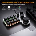 thumbnail image 3 of Clavier Macro Programmable Personnalisé 12 Touches 4 Boutons Clavier de Jeu avec Mode Double USB Filaire+BT Raccourci Multi-Usage Clavier Personnalisé pour PC Bureau, 3 of 7
