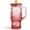 Pink, variant on 20oz Tumbler with Handle, Glass Cups with Lids and Straws, Leakproof, Bpa-Free, Green