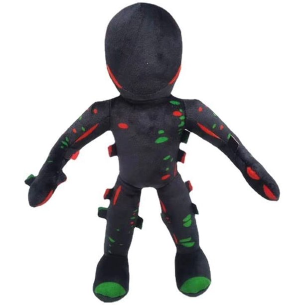 Xishao Juguete de peluche Rainbow Friends, Monster Doors Plush, The Game Horror Toys for Fans Halloween, Acción de Gracias, Navidad, cumpleaños (Negro3) Xishao Juguetes