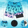 thumbnail image 4 of Boys Swim Trunks Bathing Suit Youth Teen Boys Swimming Trunks with Compression Liner Kids Swimsuit Board Shorts 7-16, 4 of 6