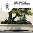 thumbnail image 2 of Raindrops Japanese Stone Lantern for Garden Decor 1Pcs 3.5x2.7in, 2 of 8