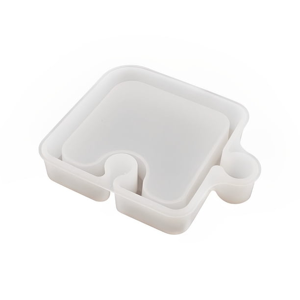 Toystoory Molde de silicona cuadrado ligero fácil operación moldes epoxi Color sólido resistente autoensamblaje decoración del hogar joyería Artesanía Cuadrado Toystoory HA075475-03