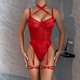 thumbnail image 2 of Gibobby Lenceria mujer sexy Ropa Interior Mujer Lenceria Sexy de Encaje Sexy Pijama para Mujer Ropa Interior(Rojo, XG), 2 of 5