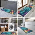 thumbnail image 2 of Colorful Tropical Leaf Pattern Kitchen Rug Mat,Kitchen Runner Rugs Non Skid Washable,Decorative Kitchen Floor Mats for Kitchen,Sink,Laundry,17"X47", 2 of 5