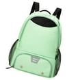thumbnail image 3 of Mochila de baloncesto con cordón, cómoda y con cremallera, ideal para gimnasio, viajes y fútbol. Verde, 3 of 9