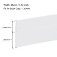 thumbnail image 3 of Uxcell Self Adhesive Weather Stripping Frameless Door Bottom Seal for Doors White 45mm x 16.4ft, 3 of 5