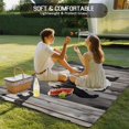 thumbnail image 4 of White Brown Bear Outdoor Rug 5x7 Ft - Reversible Patio Rug Outdoor Camping Rugs, Retro Farmhouse Country Rustic Wood Grain Indoor Outdoor Area Rugs, Non-Slip Outdoor Carpet Runner for Deck/Porch, 4 of 8