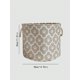 thumbnail image 4 of 1pc Medium High Pet Storage Basket With Grid & Paw Print Pattern For Storing Pet Toys, Clothes And Snacks, 4 of 4