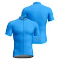 thumbnail image 2 of Ketyyh-chn99 T-Shirt pour Homme, Couleur Unie, Chandail de Base, Hauts, T-Shirt pour Homme à Manches Courtes, Col Ras du Cou, Haut, T-Shirts, Régulier, Bleu, P, 2 of 5