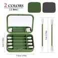thumbnail image 2 of 8 Count Reusable Silicone Q Tip Cotton Swabs Portable Silicone Swab, 2 of 4