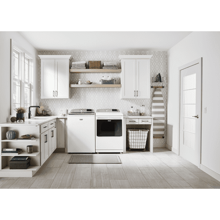 Maytag - 5.2 Cu. Ft. High Efficiency Smart Top Load Washer with Extra Power Button - White
