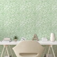thumbnail image 3 of Ambesonne Leaves Peel & Stick Wallpaper for Home, Simplistic Branches Plants, 13"x36", Fern Green and White, 3 of 6