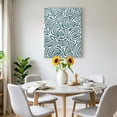 thumbnail image 6 of Green Swirling Lines Canvas Wall Art for Living Room, Curves Waves Modern Abstract Poster Print Painting for Bedroom Office Home Decoration Wall Pictures Prepare To Hang 16"x16", 6 of 9