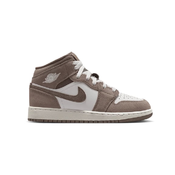 Big Kid's Jordan 1 Mid Enigma Stone/Olive Grey (DQ8423 003) - 4