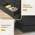 thumbnail image 5 of Black Dresser with 8 Drawers for Bedroom Wide Chest of Drawers Storage Cabinet for Living Room, 5 of 8