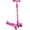 Rose Pink, variant on 3 Wheel Kick Scooter for Kids, Adjustable Height, Light  Wheels, Easy to Assemble, Safe &