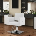 thumbnail image 2 of Pro Classic Heavy Duty Hydraulic Barber Chair All Purpose Hair Stylist Salon Beauty Spa 360°Swivel(White), 2 of 20