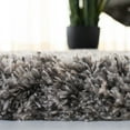thumbnail image 4 of SAFAVIEH Iceland Hannah Abstract Shag Area Rug, Grey/Dark Grey, 10' x 14', 4 of 5