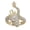 4#Gold Zircon Dragon, variant on Viking Dragon Scales Ring Punk Men Women Dragon Rings Animal Biker Jewelry Gifts-7-2#Black Dragon Amulet