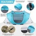 thumbnail image 5 of VILLEY 2 Person Easy Pop Up Tent, Waterproof Automatic Setup Instant Lightweight Camping Beach Tent with Carrying Bag for Camping, Hiking & Traveling, 5 of 7