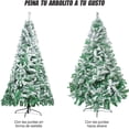thumbnail image 2 of Arbol de Navidad Nevado JARDIMEX Frondoso 210 cm 886 ramas 92 cm, 2 of 6