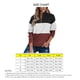 thumbnail image 4 of Sudadera con media cremallera Costura Bloque de color Sólido Elegante Manga larga Ajuste holgado Jersey informal Top, 4 of 4