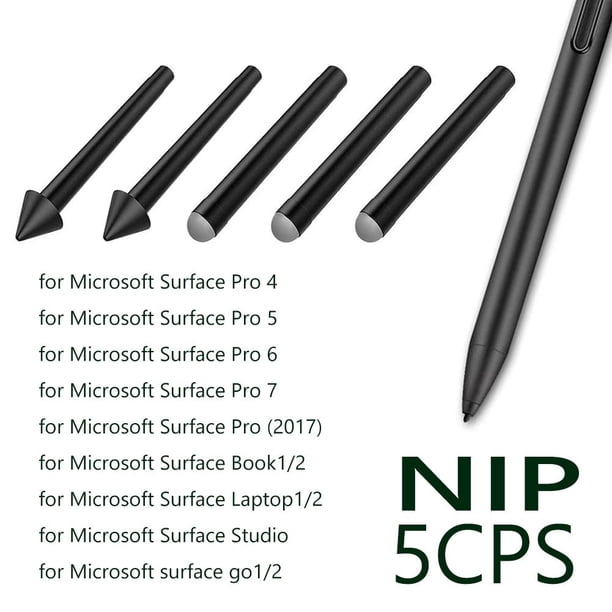 5pcs Stylus Pen Tip Kit for Microsoft Surface Pro 7 6 5 Replacement Nib Tip Ndcxsfigh Para estrenar