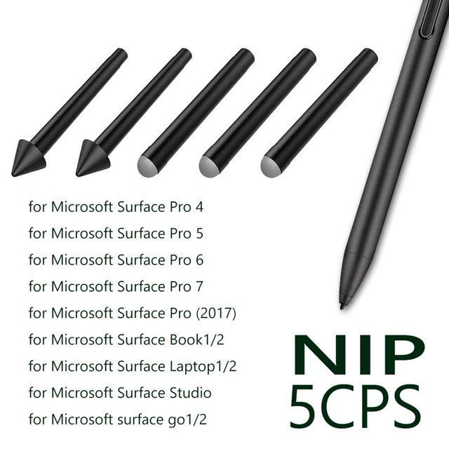 Kit de punta de lápiz óptico de 5 uds para Microsoft Surface Pro 7 6 5 punta de punta de repuesto