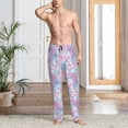 thumbnail image 5 of Vsdgher Tie Dye Print Mens Pajama Pants Sleep & Lounge Pants, PJ Bottoms With elastic waistb and Pockets, 5 of 5