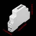 thumbnail image 1 of POCREATION 220V Electric Meter, Din-rail Energy Meter, For Home Office, 1 of 8