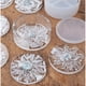 thumbnail image 3 of Moldes de silicona para fundición de resina, molde cuadrado y rectangular pequeño para arte de resina epoxi, tapetes para tazas DIY, kit de herramientas para tazas medidoras de resina(Blanco, 3 of 5